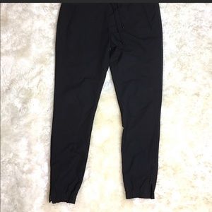 Zara Man Black Tag Stretch Joggers w/ Zip